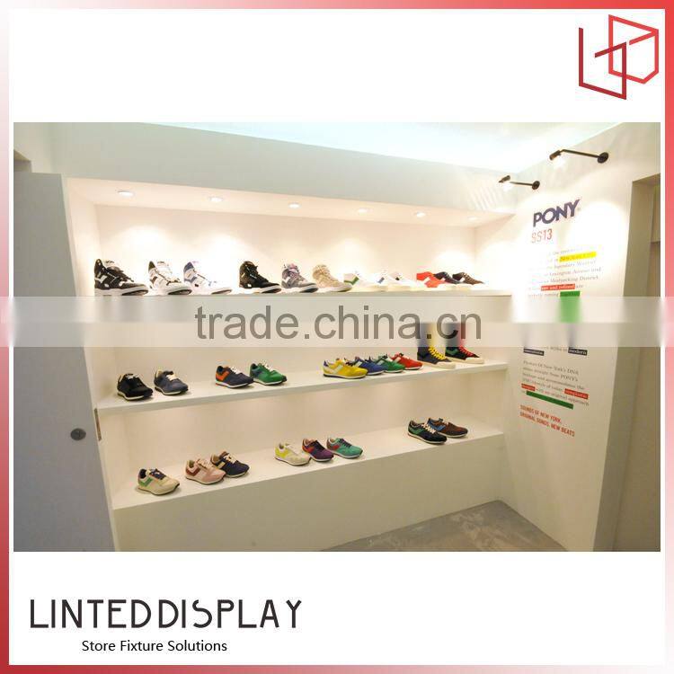 Well-know brand shoes racks for fashion ladies high heel shoes with lights