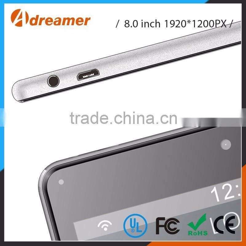 2016 new style 8 inch A64 Quad core 1920*1200 WIFI Bluetooth Tablet PC