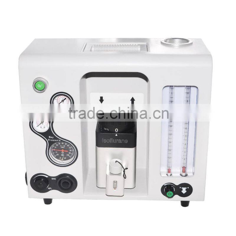 Good quality Portable Veterinary Vet Anesthesia Machine with Evaporator anaesthesia apparatus