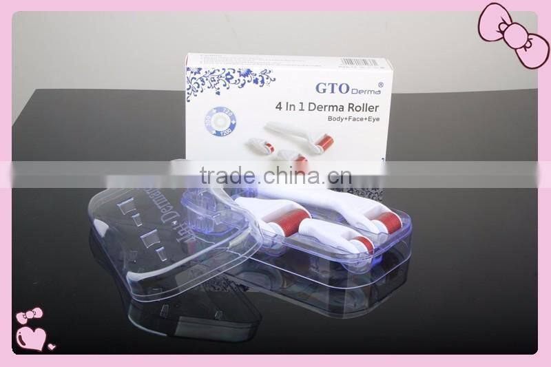 2017 newest 4 in 1 microneedle therapy sKin care derma roller