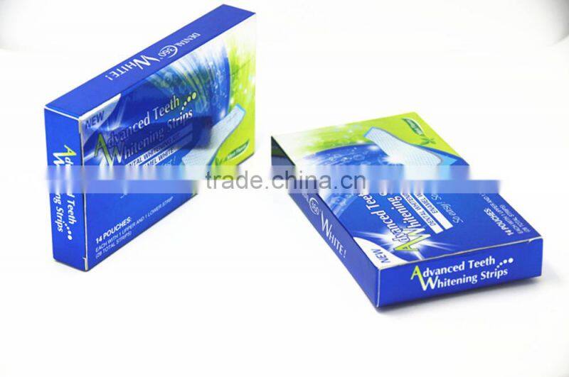 A+ 3d Advanced teeth whitening oral strips 14 pairs Per box