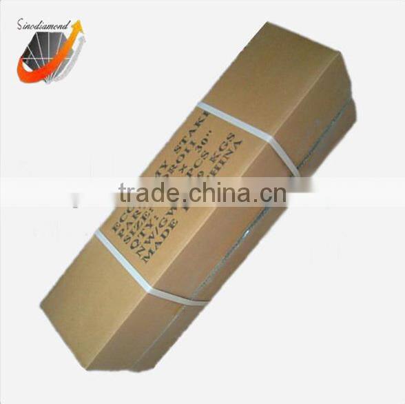 outdoor advertising coroplast sign wit H metal stake