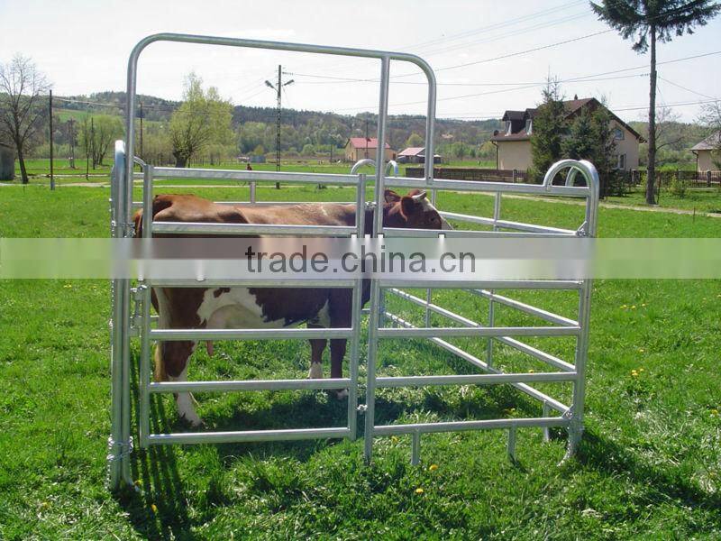 hot galvanized metal portable livestock fence panel