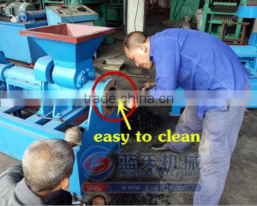 Lowest Factory Price Lemon Tree Charcoal Screw Press Briquette Machine