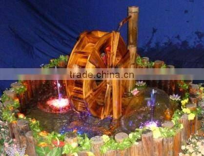 LED musical fountain pump,Atomization fountain lamp,Small scene fountain