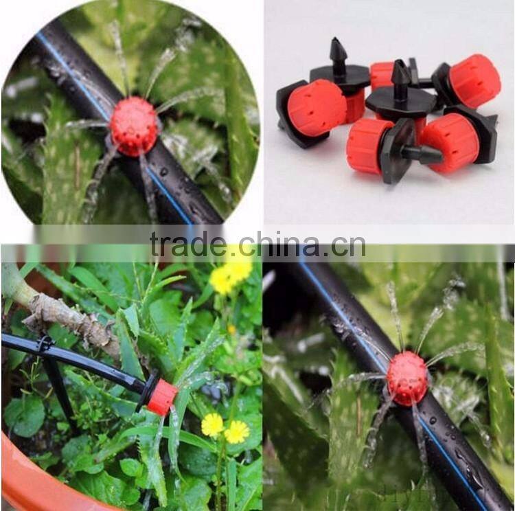 Adjustable dripper irrigation