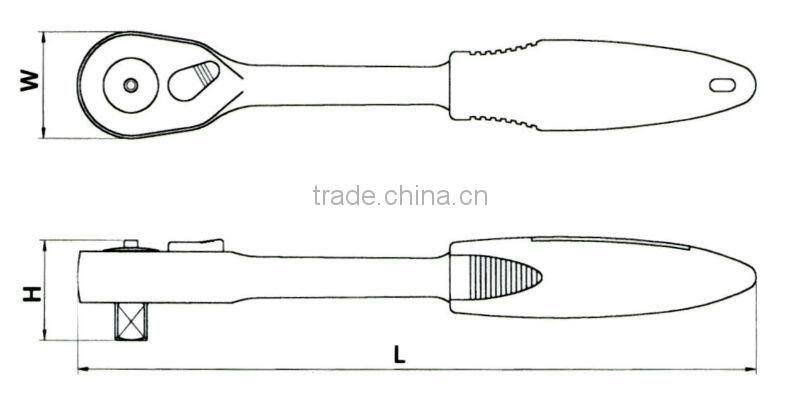 Curve ratchet handle with VPA/GS approved