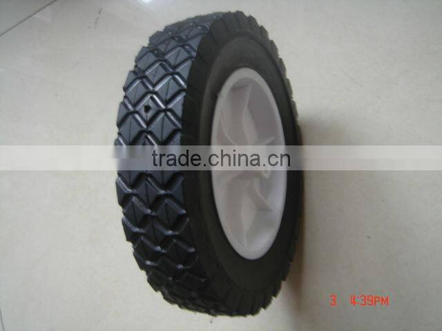 6x1.5 small solid rubber coated wheel