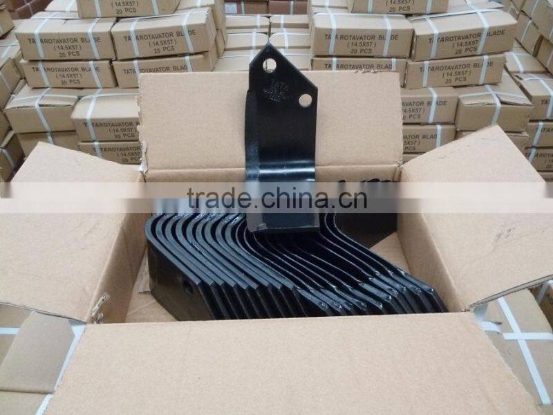 11.5x57 65Mn 60Si2Mn 28SiMnB Rotavator Blade Tiller Blade Fidel