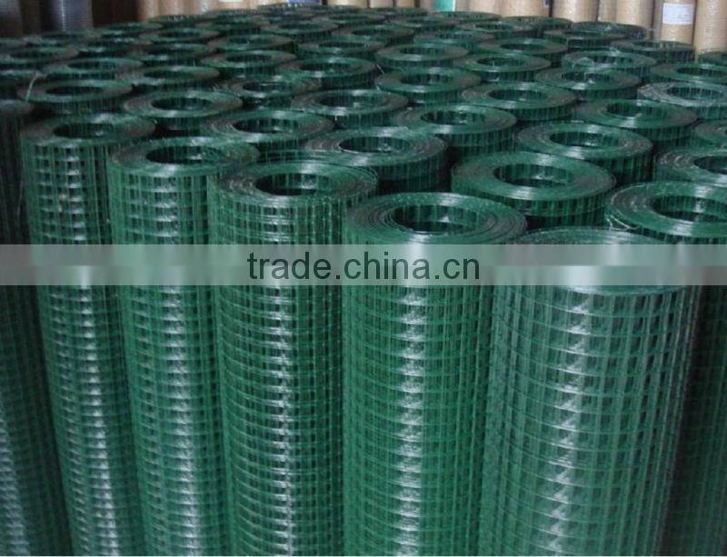6x6 pvc coated Welded Wire Mesh (19x19 pvc welded mesh roll ) 16x16 pvc welded wire mesh