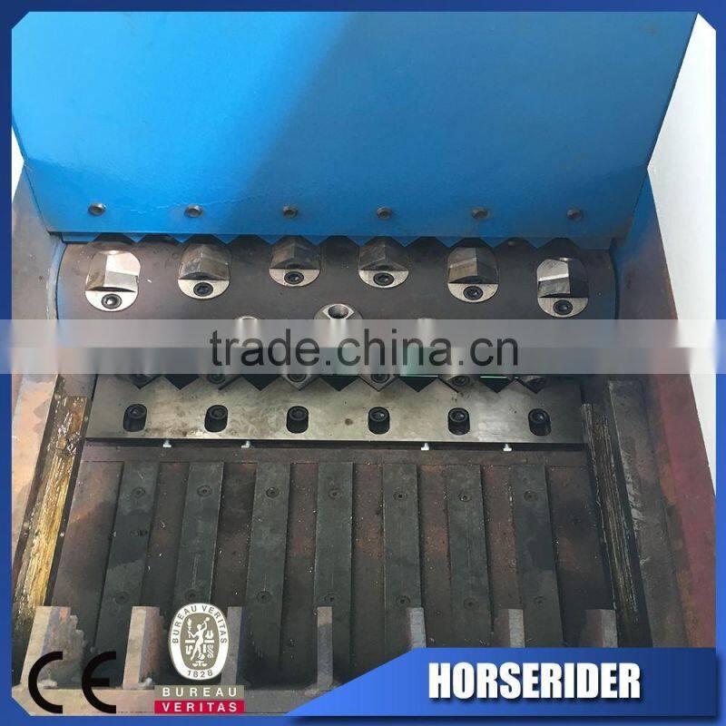 single shaft shredder/large waste plastic shredder/nozzle material shredder