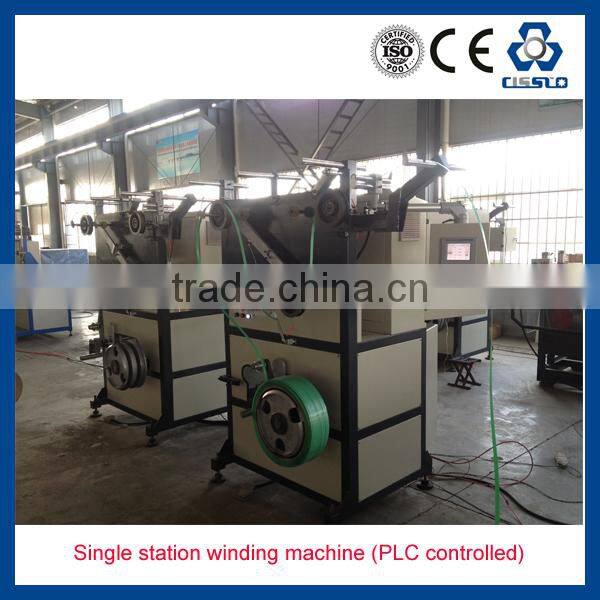 FULL AUTOMATIC ITALY TECHNOLOGY HIGH PERFORMANCE PET PACKAGING BAND EXTRUDING MACHINE, POLYESTER BAND EXTRUDING MACHINERY
