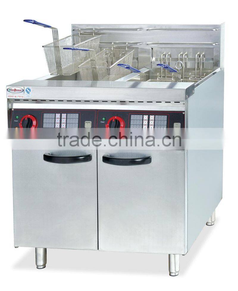 Electric Fryer with 6-Chinnel Timer (28L*2)