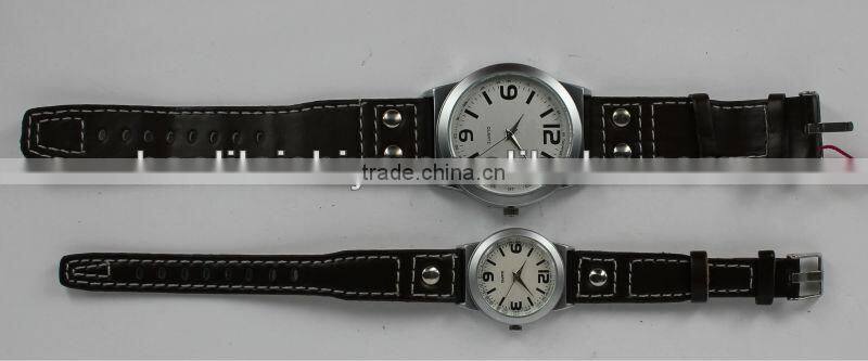 Marvelous fashionable well-formed bolda cheapest men quartz PU leather watches