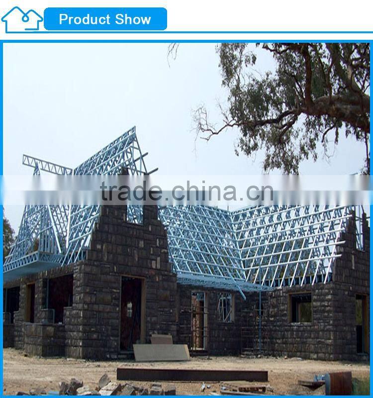 Easy To install China Manufacture Light Steel Frame Prefab Luxury Kit Homes