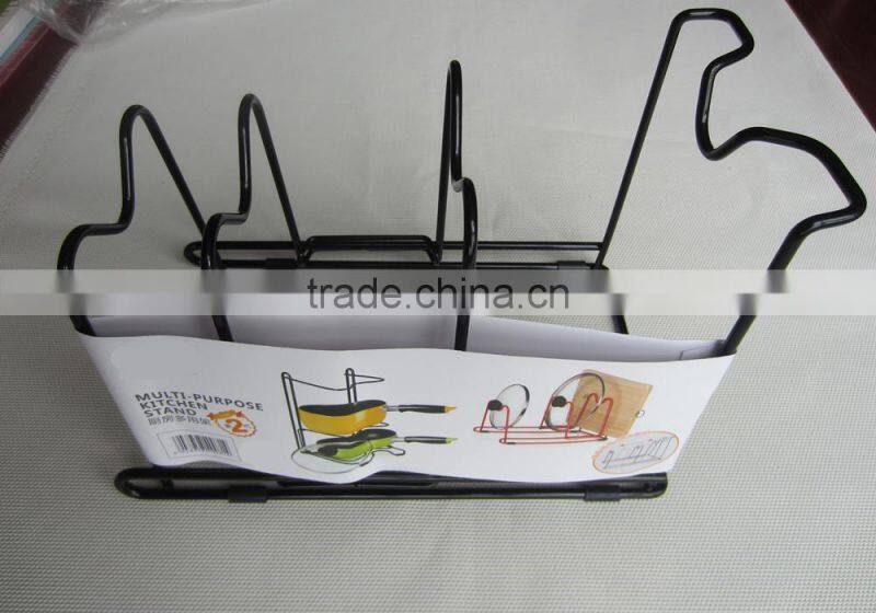 High Quality Metal Pan Rack For Kitchenware Placement