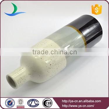 Round isolation glazed stoneware tall floor standing vases