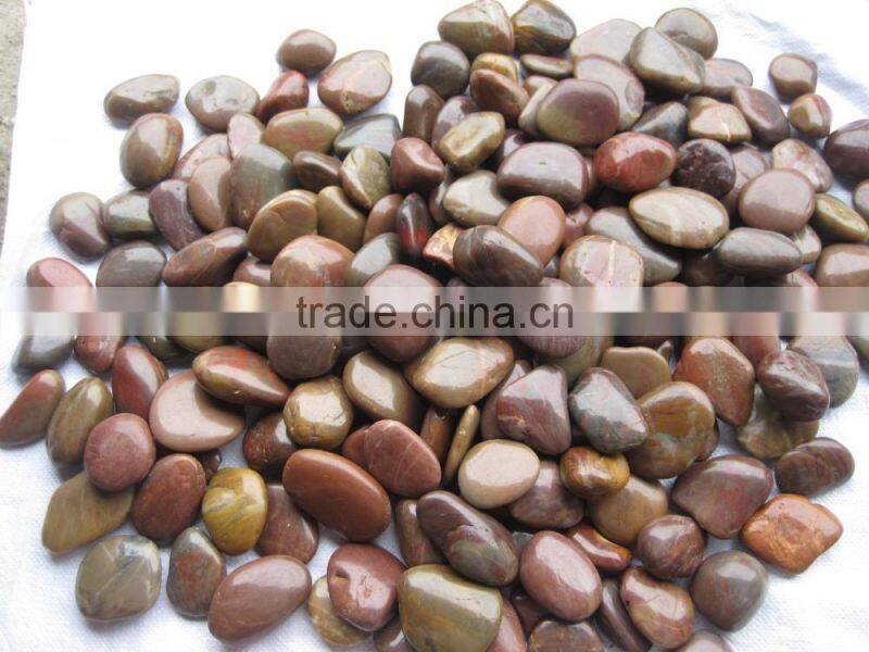 Red Super Natural Pebble Stone For Landscaping Decoration