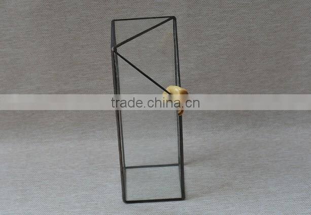 Home DIY decor micro landscape clear terrarium geometric glass greenhouse