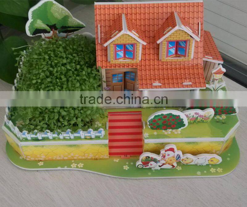 Custom Branded DIY 3D puzzle with lovely building design