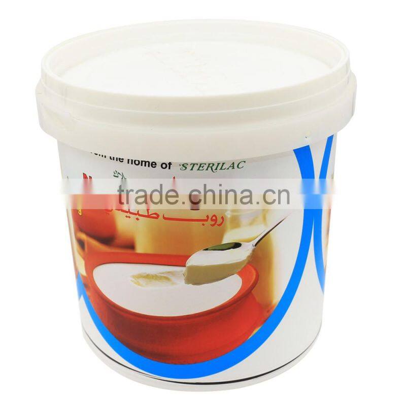 Natural Yogurt Plastic Packaging with lid, Plastic Dairy Packaging Manufacturer