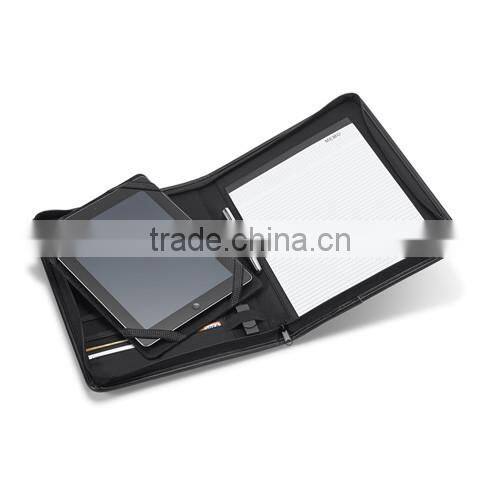 A4 document folder and tablet holder with zipper
