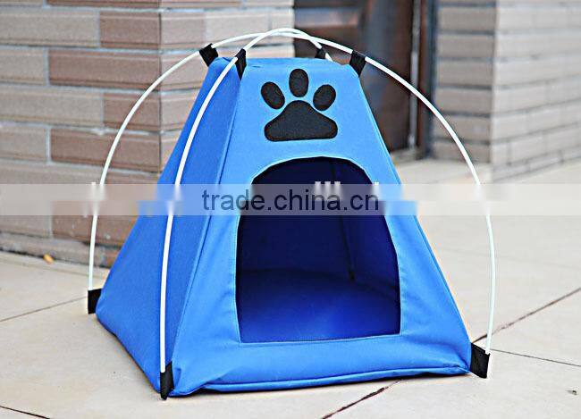 Oxford cloth Folding tent Dog house foldable removable pet tent