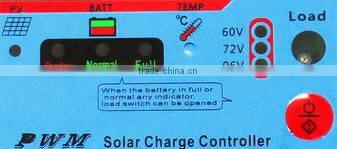 20A/96V PWM Solar Charge Controller Regulator with power display