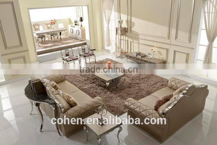 Hot selling modern wooden dining table set dining table and chair for stainless steel furniture and home furniture