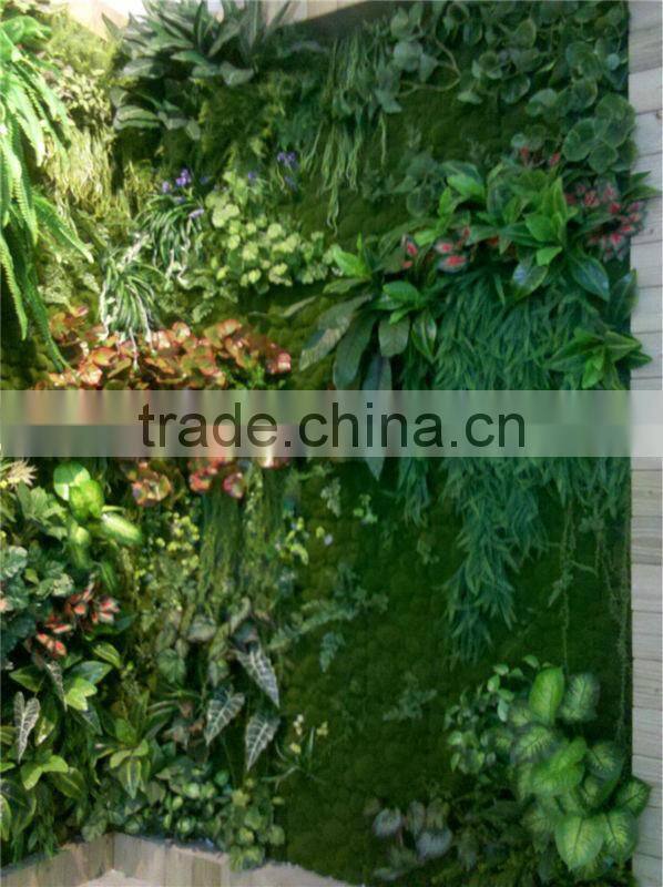 Artificial Primeval Jungle plant wall (special offer/bargain price:/ Factory price/outdoor & indoor / green / grass plant wall)
