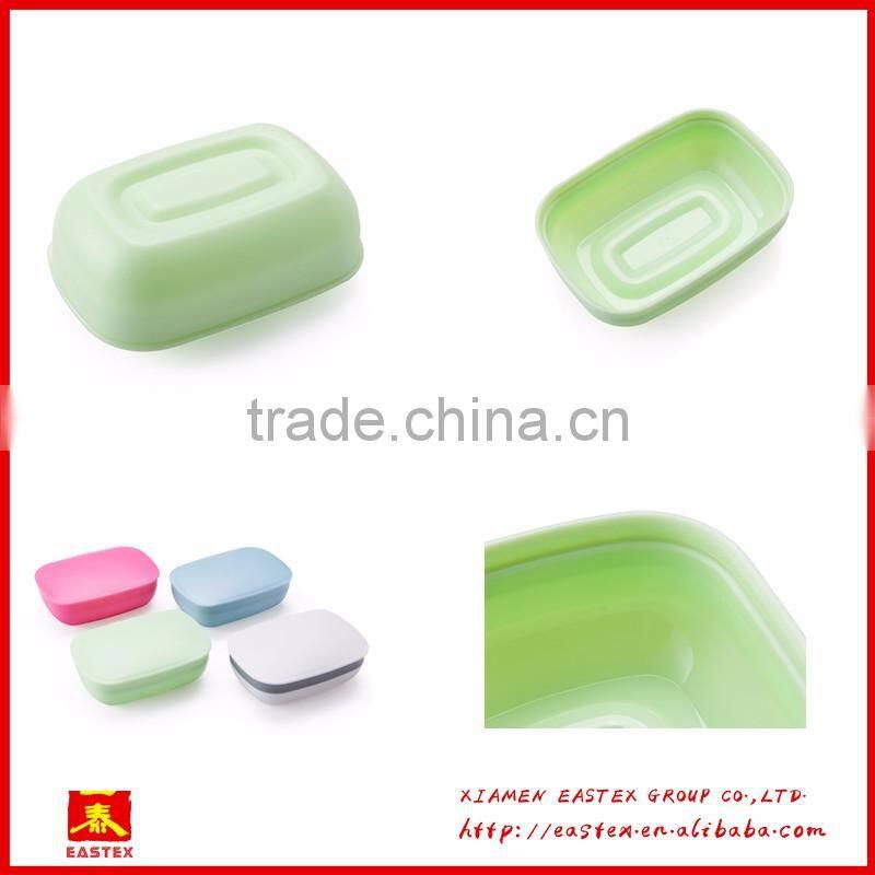 New Style Custom Easy Carry Travel Square Plastic Soap Box/Soap Stand