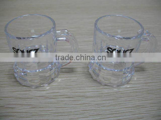 promotional advertising transparent plastic beer cup