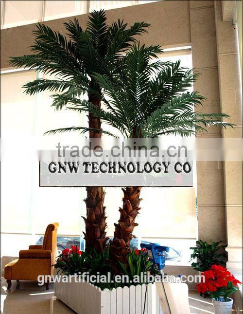 Artificial Royal Palm Trees Real Barks Garden Decoration APM023 GNW