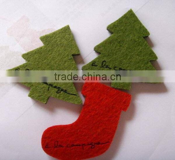 hot sale eco friendly new products promotional gift wholesale ornaments felt fabric tree on alibaba express