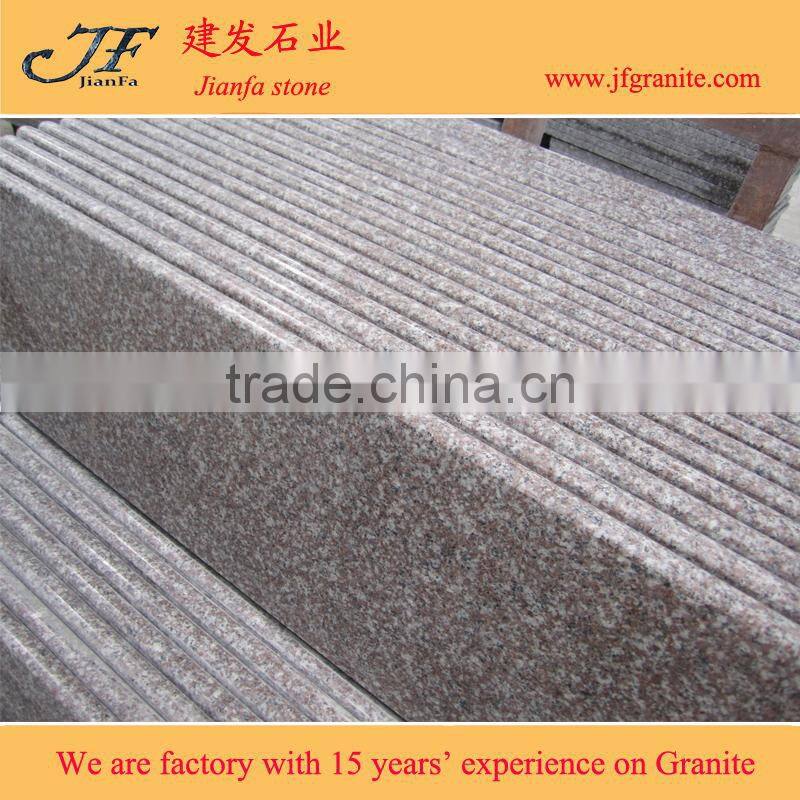 Jianfa dark grey G654 granite stair and step