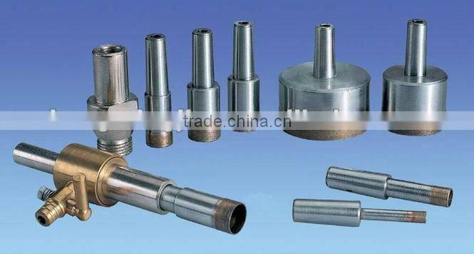 fine steel and diamond straight shank chamfering drill bit