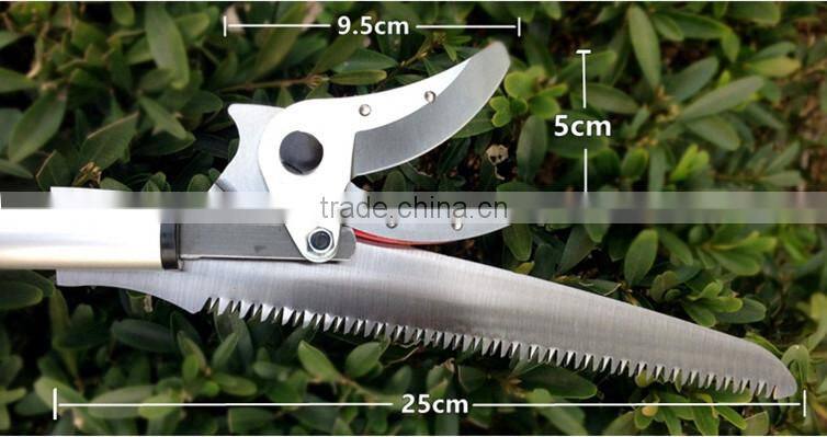 telescopic tree pole aluminum air pruner with long handle for cutting tree
