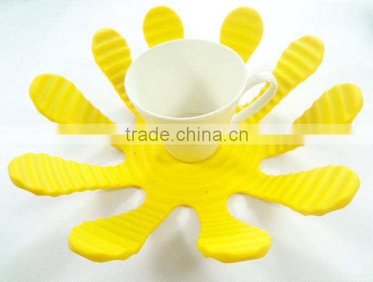 Hight quality Changable silicone metal cup mat,pads for food vegetable