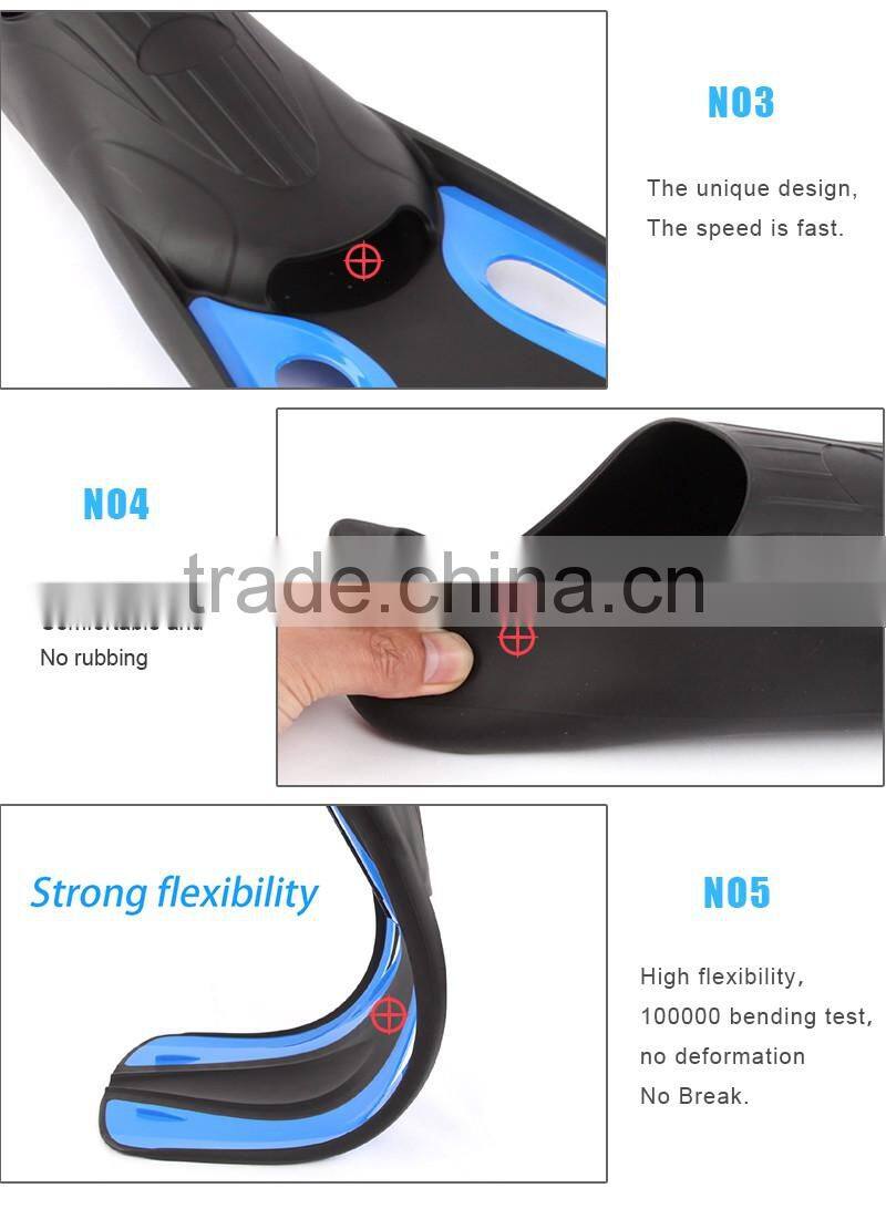 SILICONE Material Scuba Diving Fins With BS 5883 Certificate