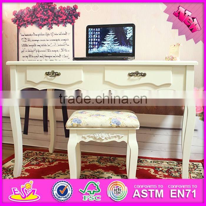2016 Top fashion 2 tier white wooden flower stand W08H055