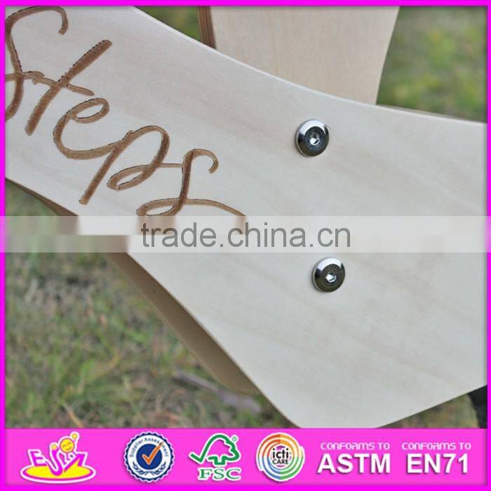 2016 new design log color wooden balance bike for toddlers W16C155