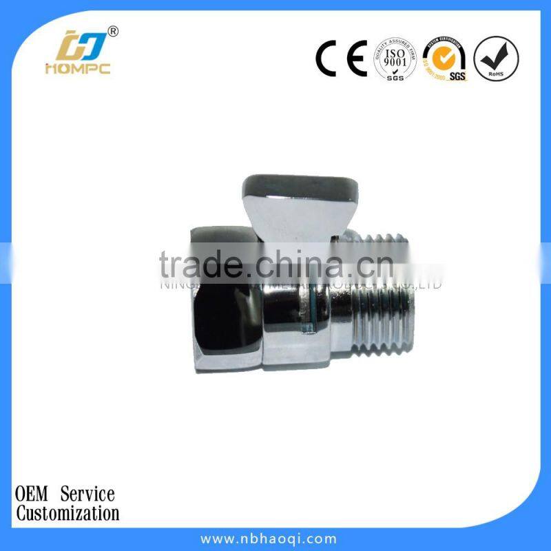 Brass shower shut off valve