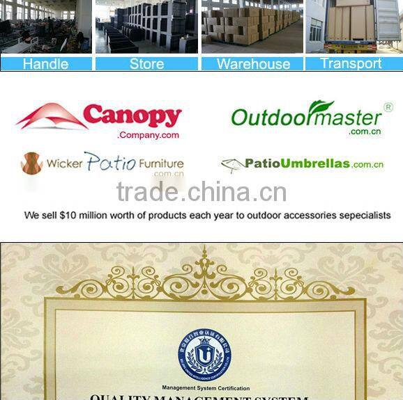 High Quality 210g/m2 Fabric One Long Pole Outdoor Patio Table Wooden Umbrella