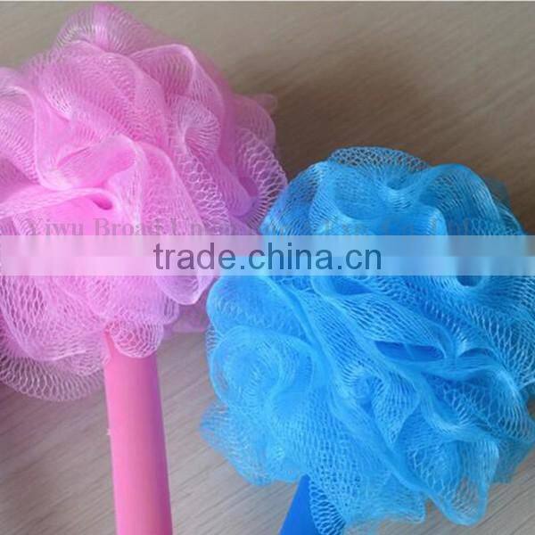 Mesh Bath Sponge Massage Bath Scrub With Handle
