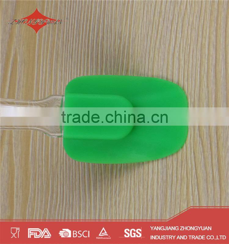 FDA approved silicone spatula with plastic handle