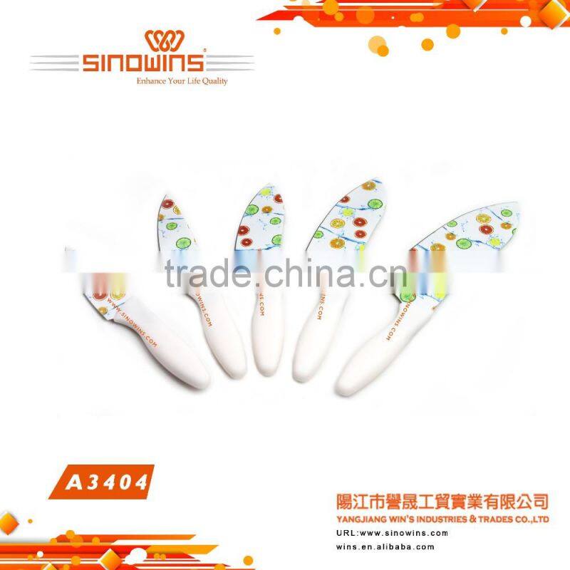 A3404-7 Super Quality 5pcs Stainless Steel Knife Set with Non-stick Coating
