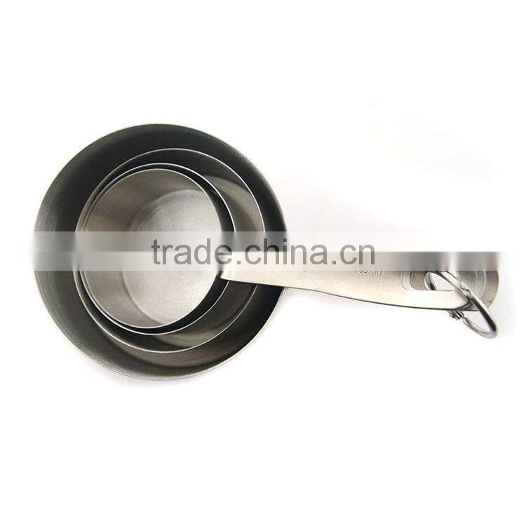 4pcs stainless steel measuring cup set