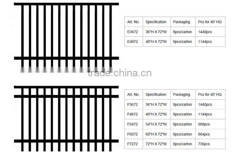 Aluminum Fencing, Metal Fence Panel, Fence