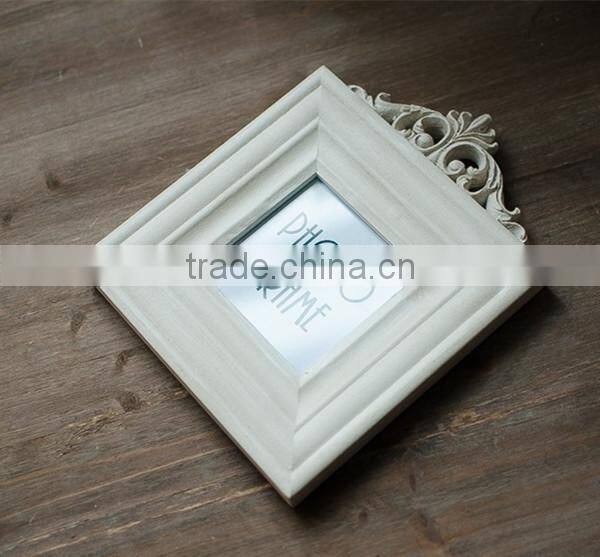 Picture Photo Frame/ White Wooden Photo Picture Frame