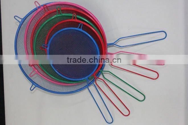 COLORFUL PAINTING OIL STRAINER W/HANGERS